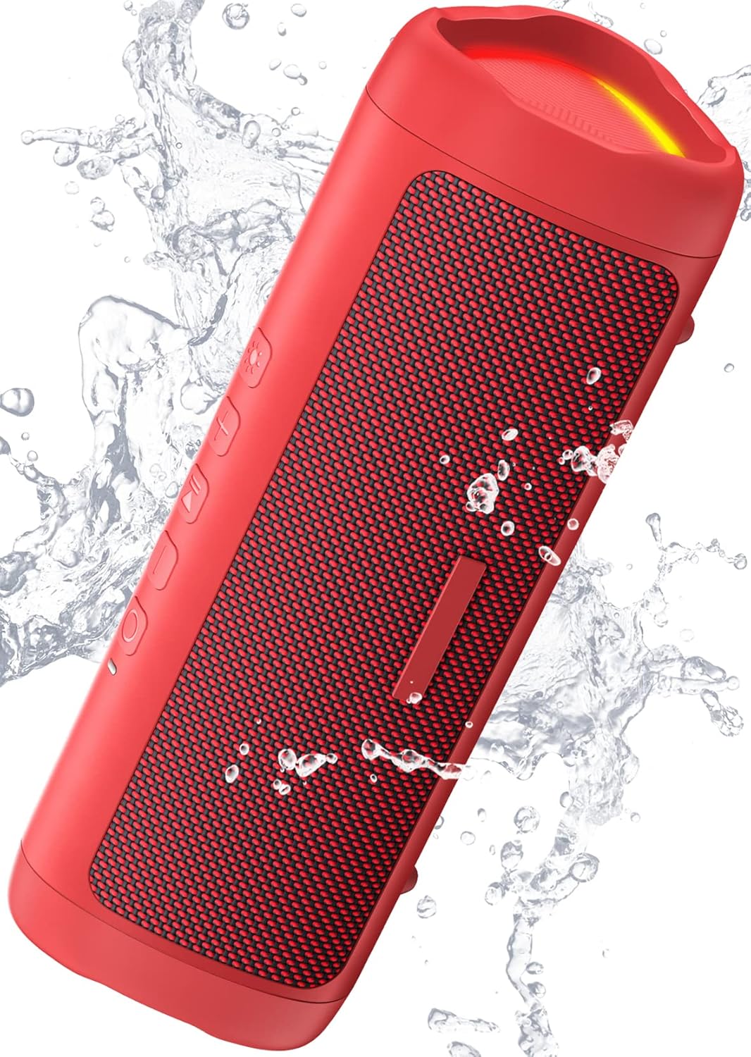 Bluetooth Speaker Gifts for Men: Portable Wireless, IPX5 Waterproof, White Elephant Gifts for Adults, Stocking Stuffers for Teens Boy Girl, Up to 20H Playtime, TWS Pair, for Home/Party/Outdoor (Black)