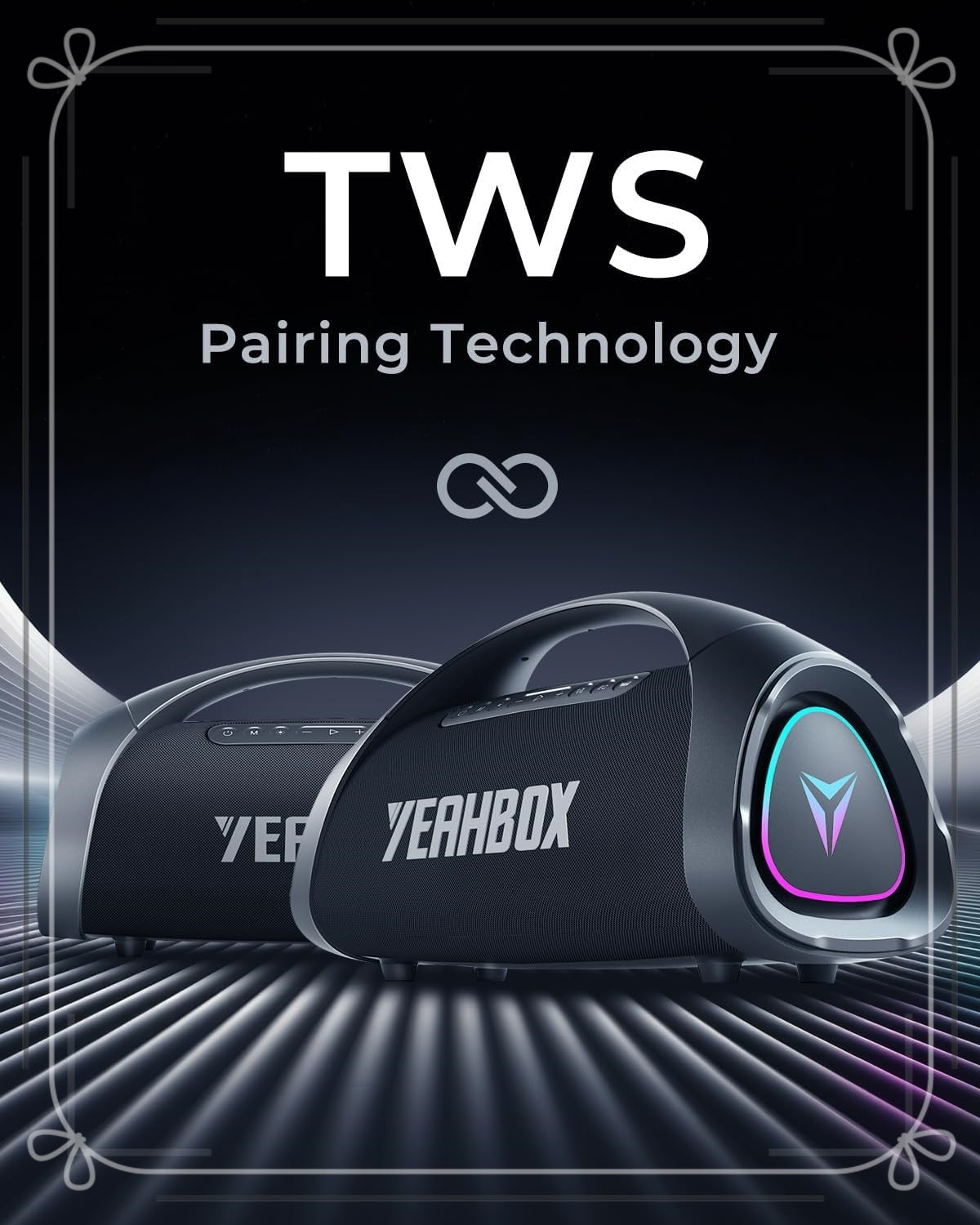 Sonic Boom MAX 300W Bluetooth Speaker - Massive Bass